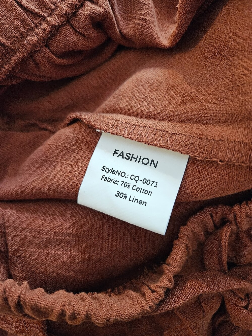NWT Wide Leg Women’s Pants in Rust - Size M - Picture 5 of 5